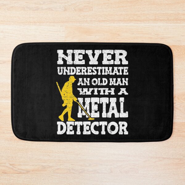 Item preview, Treasure Hunter Metal Detecting Detectorist Dirt Fishing, Never Underestimate and Old Man With A Metal Detector designed and sold by JasKei-Designs.