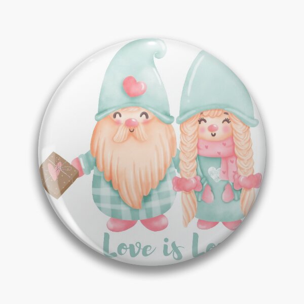 Item preview,  pink valentine gnome-Coming with Love Garden Gnome - Santas Elves - Winter Holiday Gift designed and sold by Alexa5454.