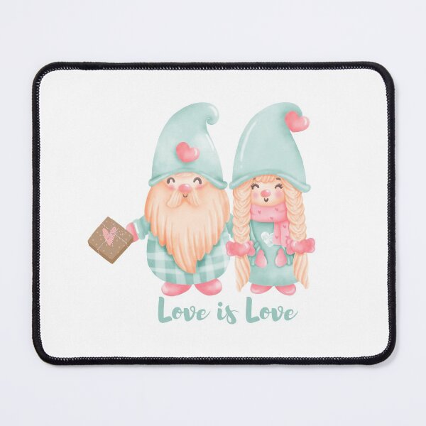 Item preview, pink valentine gnome-Coming with Love Garden Gnome - Santas Elves - Winter Holiday Gift designed and sold by Alexa5454.