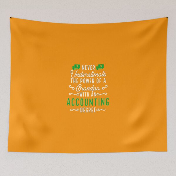 Item preview, Never Underestimate Grandpa With Accounting Degree designed and sold by AlwaysAwesome.