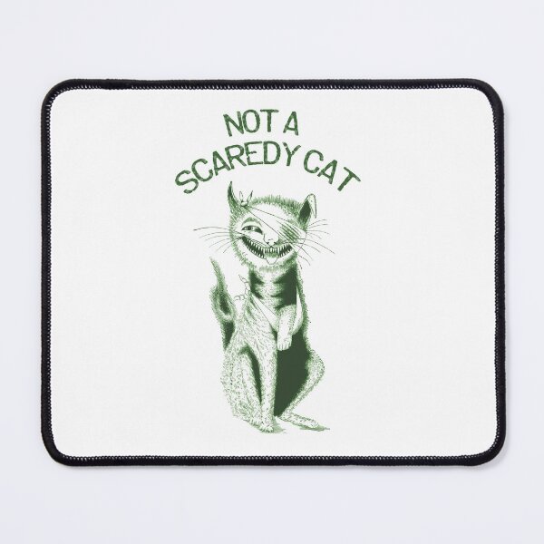 Item preview, Green Not a Scaredy Cat designed and sold by PrintedVintage.