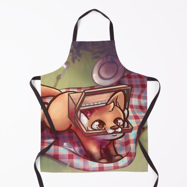 Item preview, Red fox stealing a picnic designed and sold by OrangeRamphasto.