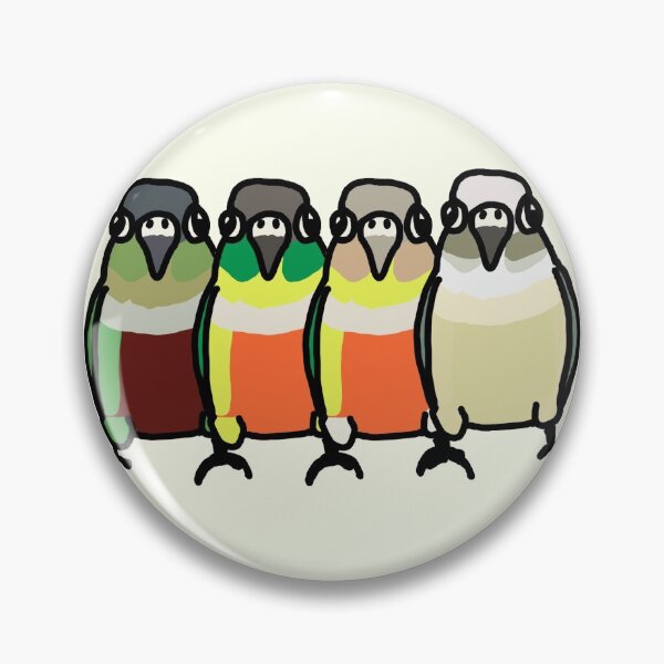 Item preview, Green cheek conure color gradient designed and sold by BirbFriends.