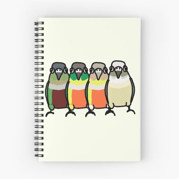 Item preview, Green cheek conure color gradient designed and sold by BirbFriends.