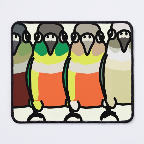Item preview, Green cheek conure color gradient designed and sold by BirbFriends.