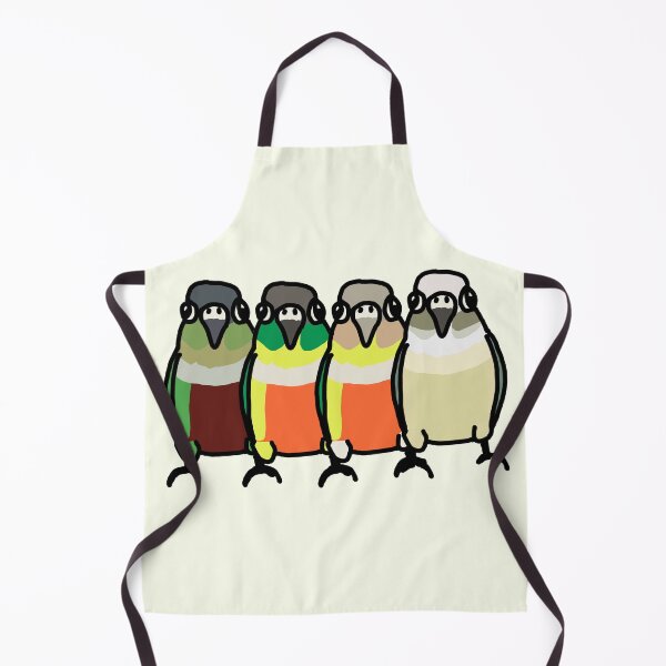 Item preview, Green cheek conure color gradient designed and sold by BirbFriends.