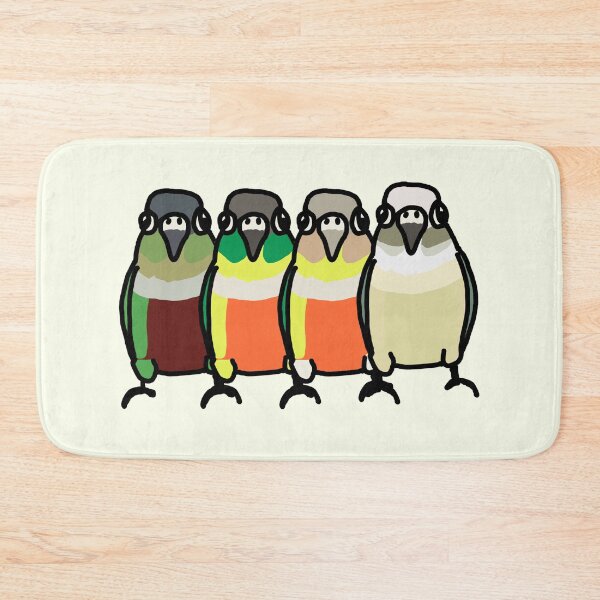 Item preview, Green cheek conure color gradient designed and sold by BirbFriends.