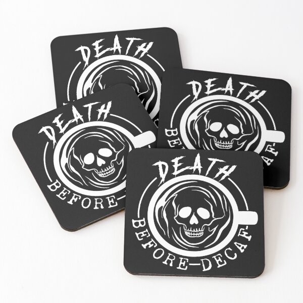 Item preview, Death before decaf  designed and sold by caitlynm212.