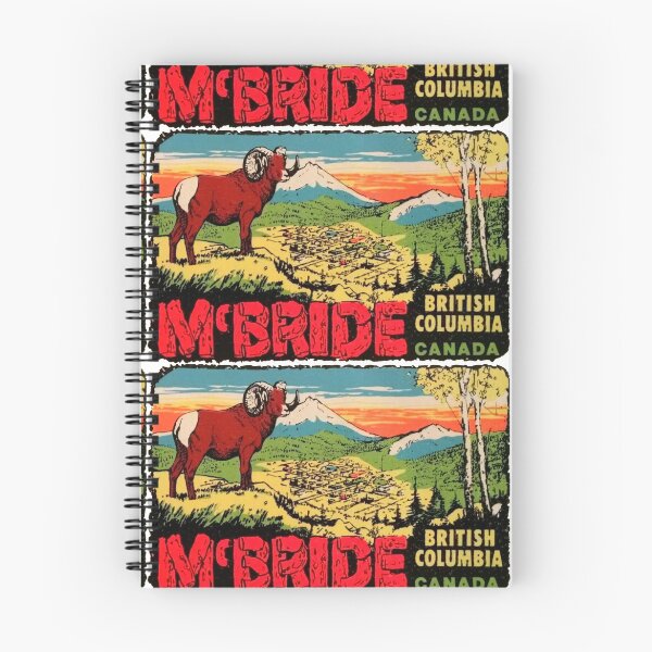 Item preview, McBride British Columbia BC Canada Vintage Travel Decal designed and sold by hilda74.