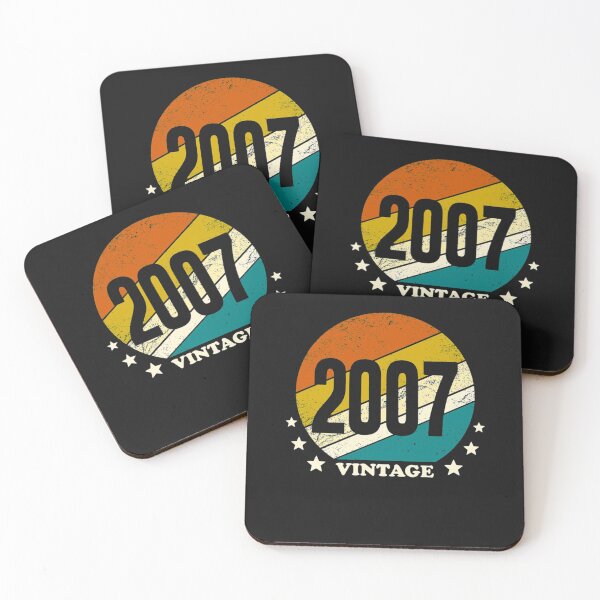 Item preview, Vintage born in 2007 birth year gift designed and sold by AlanWhitefoot.