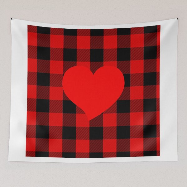 Item preview, Red Flannel Heart designed and sold by my peaks media studio.