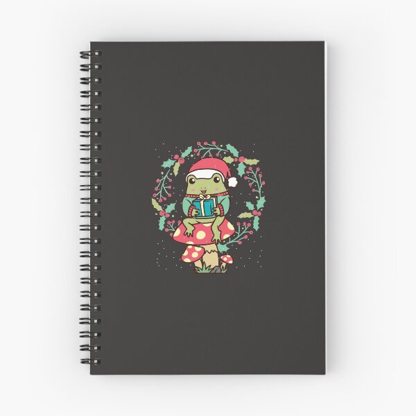 Item preview, Cottagecore Aesthetic Frog Mushroom Christmas designed and sold by hollyjeanoz.