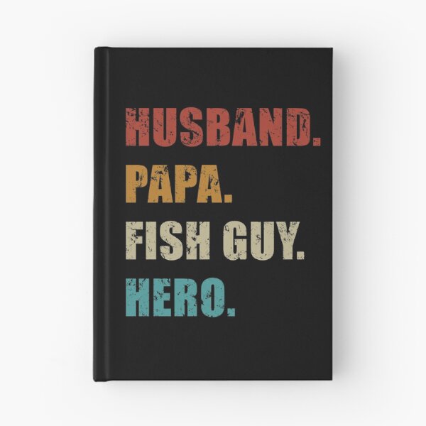 Artikelvorschau, Fish Keeper Vatertag Ehemann Papa Fish Guy Held Retro Distressed entworfen und verkauft von JRRTs.