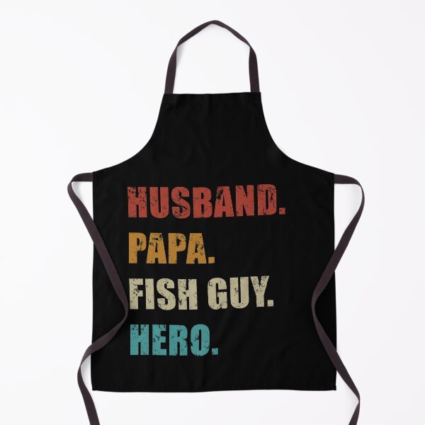 Artikelvorschau, Fish Keeper Vatertag Ehemann Papa Fish Guy Held Retro Distressed entworfen und verkauft von JRRTs.