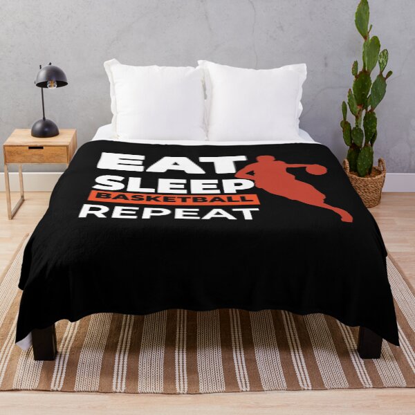 Item preview, Eat Sleep Basketball Repeat - Basket Ball Fan  designed and sold by HStudioPrints.