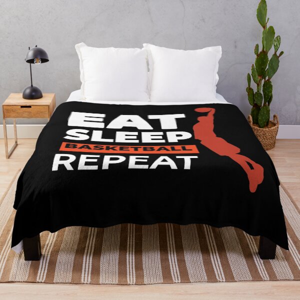 Item preview, Eat Sleep Basketball Repeat - Basket Ball Fan  designed and sold by HStudioPrints.