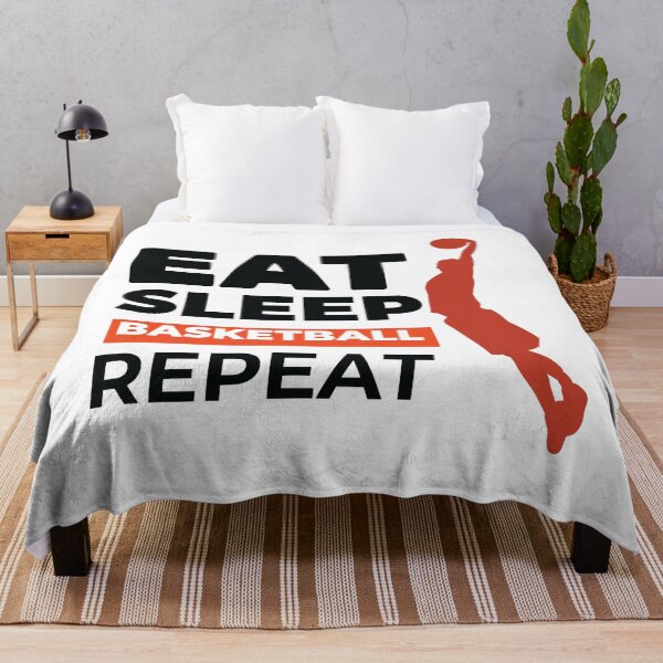 Item preview, Eat Sleep Basketball Repeat - Basket Ball Fan  designed and sold by HStudioPrints.