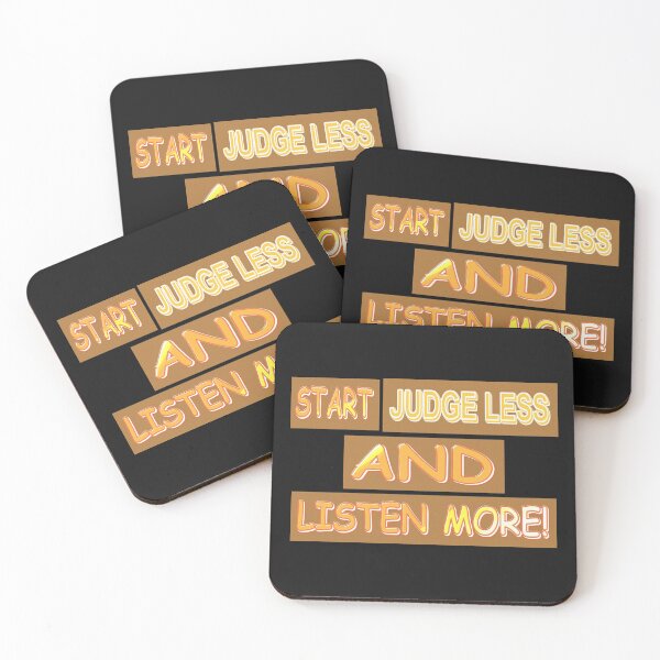 Item preview, Cute Expression Design "Listen More". Buy Now designed and sold by Health And Fitness Posts e-Store.
