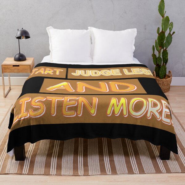 Item preview, Cute Expression Design "Listen More". Buy Now designed and sold by Health And Fitness Posts e-Store.