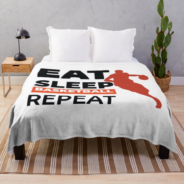 Item preview, Eat Sleep Basketball Repeat - Basket Ball Fan  designed and sold by HStudioPrints.