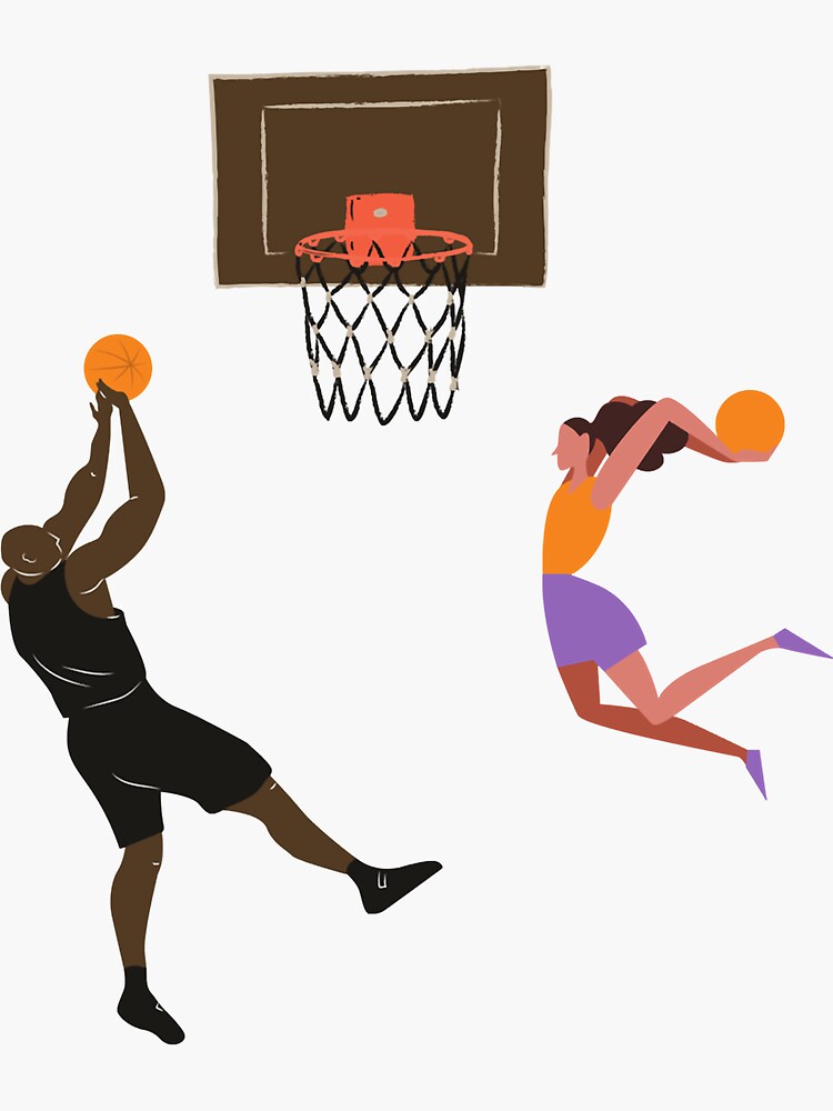 "Basketball Classic " Sticker by DannelaDennard | Redbubble