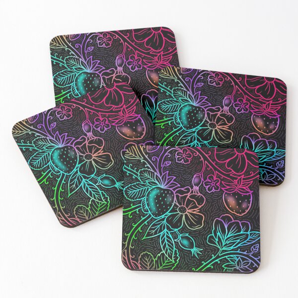 Item preview, Strawberries & Wild Roses designed and sold by InkedWolfie.