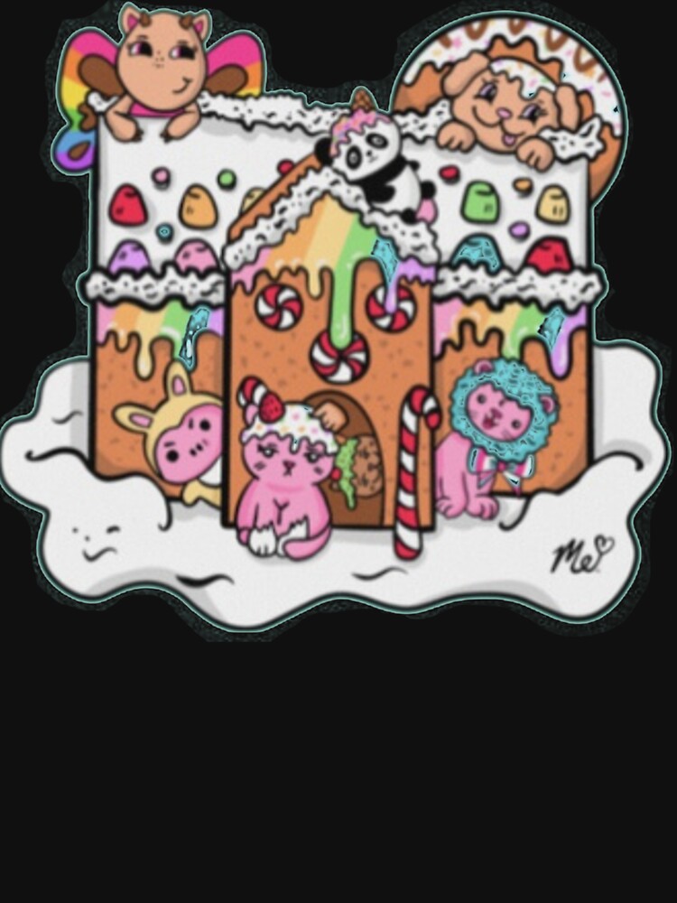"Moriah Elizabeth Gingerbread house Sticker" Tshirt by JoshuaKuhner