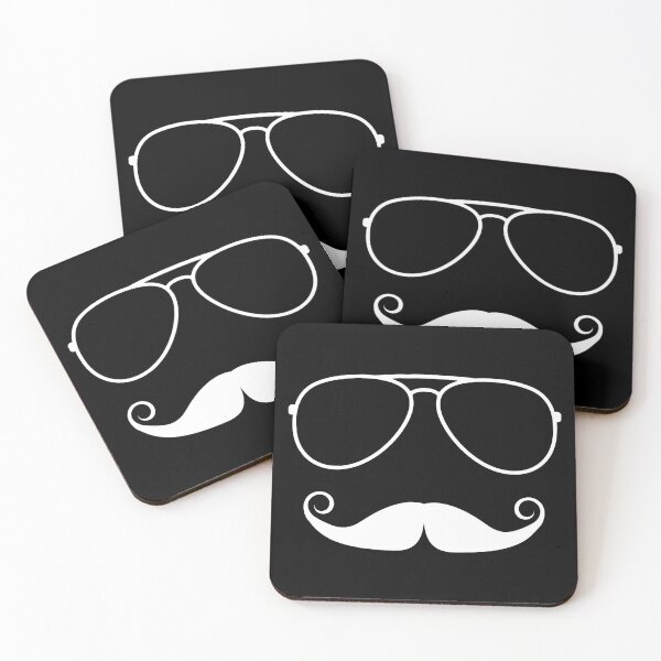 Item preview, Aviator Moustache - Aviator Mustache - Aviator Glasses designed and sold by TeeRock.