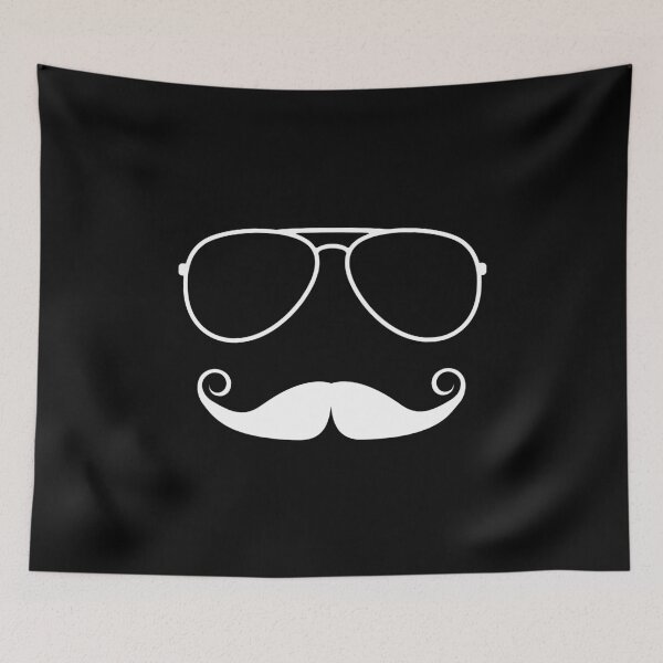 Item preview, Aviator Moustache - Aviator Mustache - Aviator Glasses designed and sold by TeeRock.