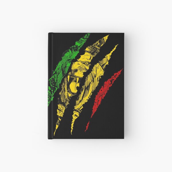 Krieger Löwe von Juda König Rasta Reggae Jamaika Wurzeln Notizbuch