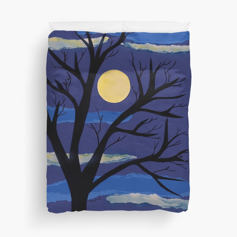 Designart 'Lonely Tree Holding the Moon' Landscape Printed Throw Pillow -  Bed Bath & Beyond - 20947161