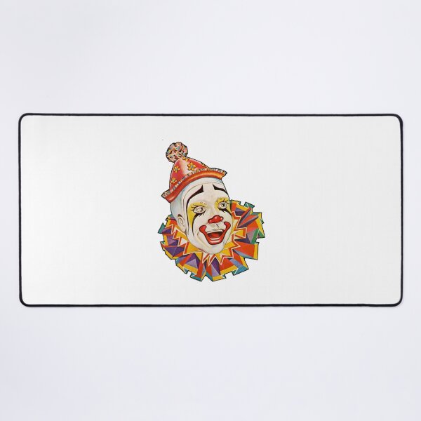 Item preview, CLOWN. Scary. Horror. CLOWN. Clown Head, Circus, Vintage, Advertising, Poster, on Black designed and sold by MarthaWard88.