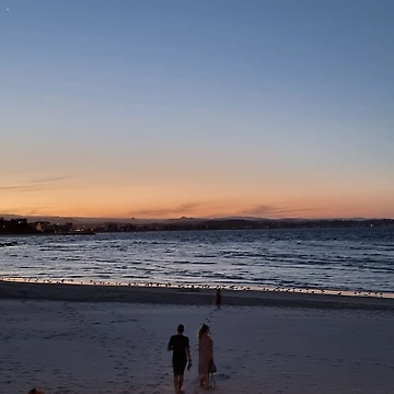 Artwork thumbnail, Snapper Rocks Sunset by FangFeatures