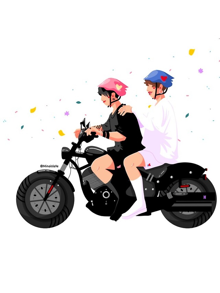 Thumbnail 4 of 4, iPhone Case, Motorcycle Ride designed and sold by MinaIsLate.