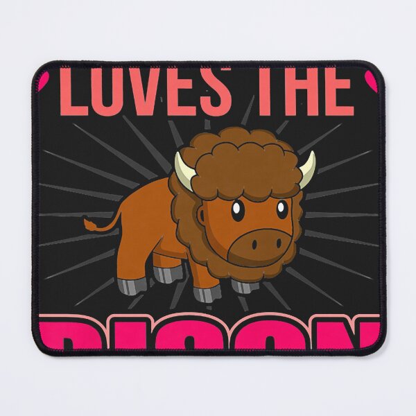 Item preview, This Girl Loves The Bison Bufallo Premium T-Shirt designed and sold by JesseMcLaughli.
