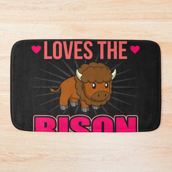 Item preview, This Girl Loves The Bison Bufallo Premium T-Shirt designed and sold by JesseMcLaughli.