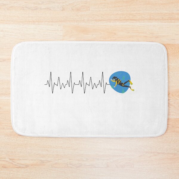 Item preview, Dive Heart Beat | Live to Dive designed and sold by ArtbyJamasin.
