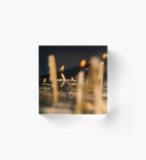 candle Acrylic Block
