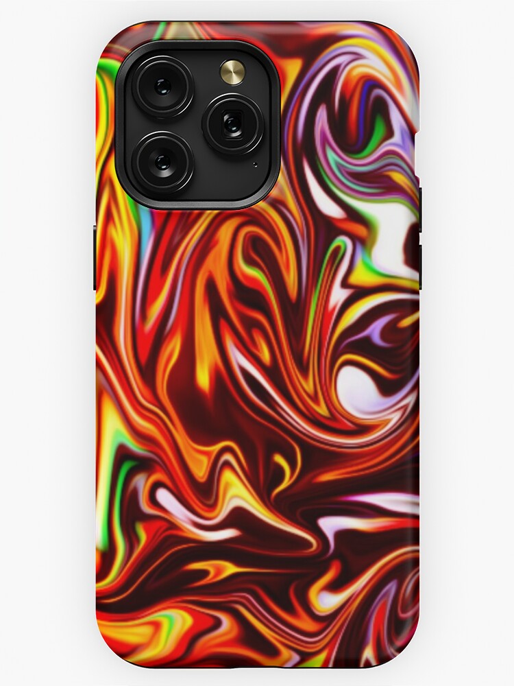 mobile cover made of artistic laminate abstract work