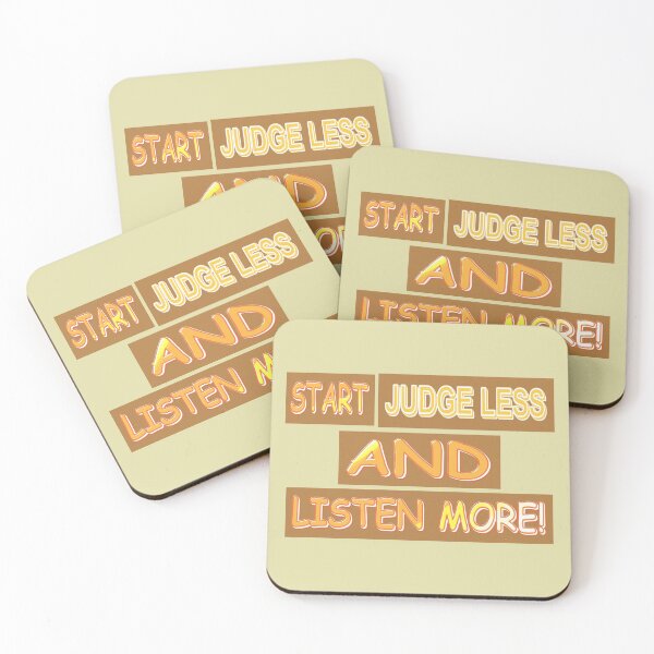 Item preview, Cute Expression Design "Listen More". Buy Now designed and sold by Health And Fitness Posts e-Store.