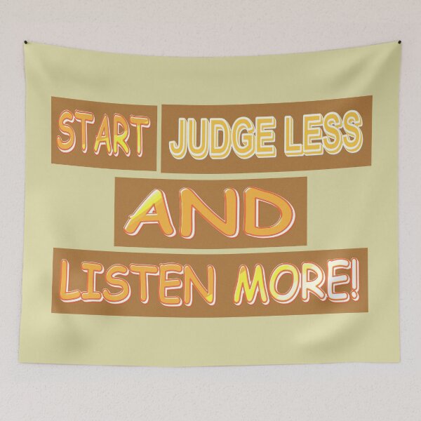 Item preview, Cute Expression Design "Listen More". Buy Now designed and sold by Health And Fitness Posts e-Store.
