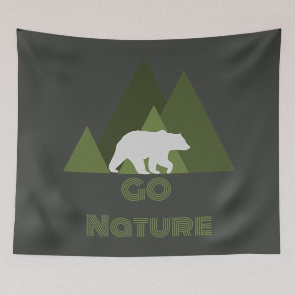 Item preview, Go Nature! Mountain bear designed and sold by BronikowskiART.
