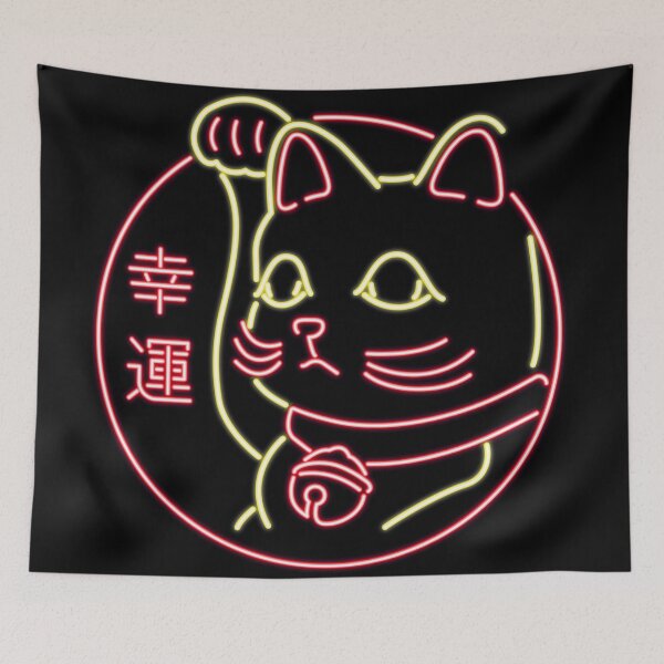 Item preview, Neon Neko designed and sold by SoloDesignArt.