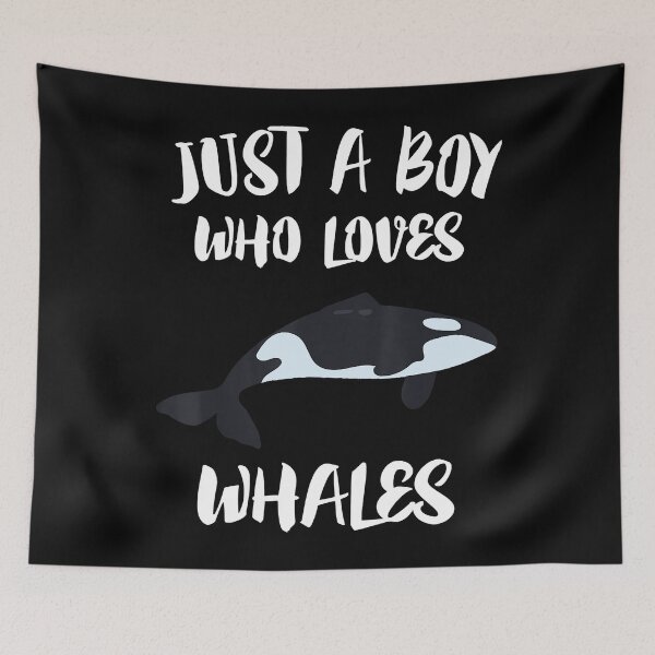 Item preview, Just A Boy Who Loves Whales Killer Whale Orcas designed and sold by spherevilla.