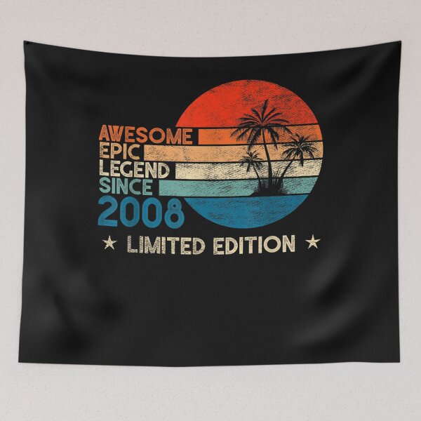Item preview, Awesome Epic Legend Since 2008 14 Birthday Gifts Vintage designed and sold by CathyBabson.