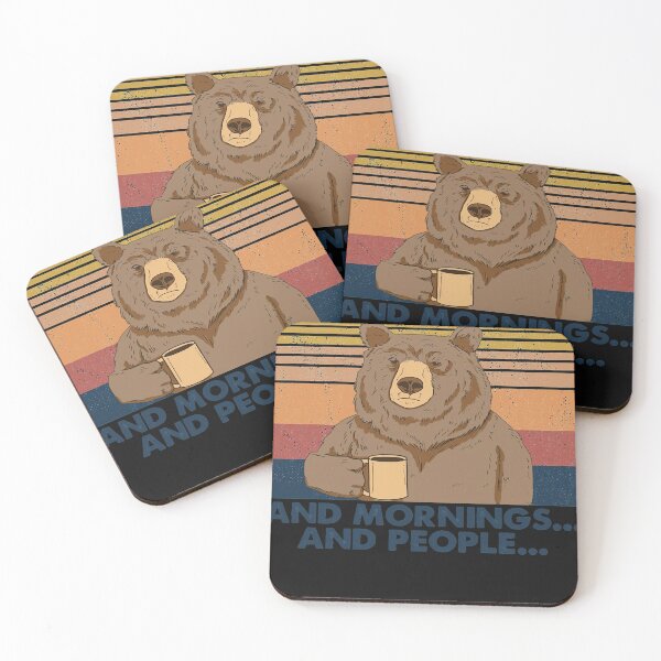 Item preview, Vintage bear I hate morning people and mornings and people designed and sold by JOSEPHCLARK12.