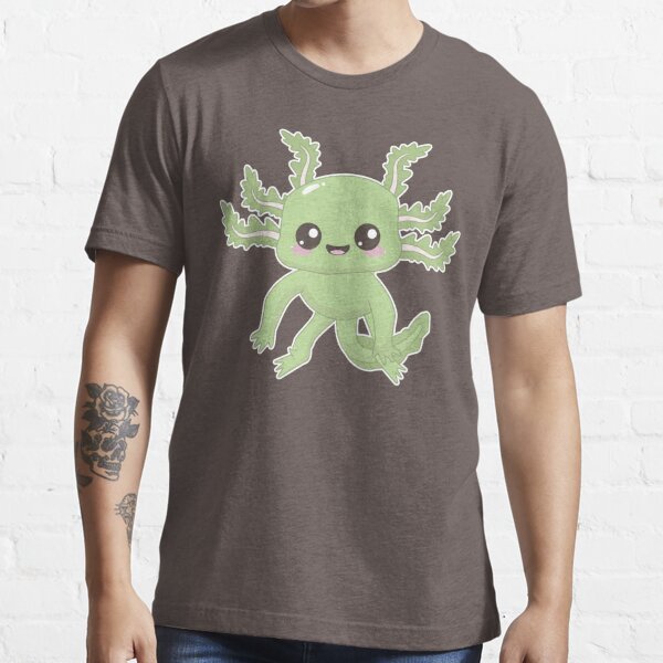 Green Axolotl Cute Kawaii Green Axolotl Axolotl Vector T Shirt