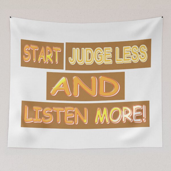 Item preview, Cute Expression Design "Listen More". Buy Now designed and sold by Health And Fitness Posts e-Store.