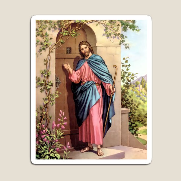 Item preview, Jesus is Knocking at the Door by Heinrich Hofmann designed and sold by Brasilia.