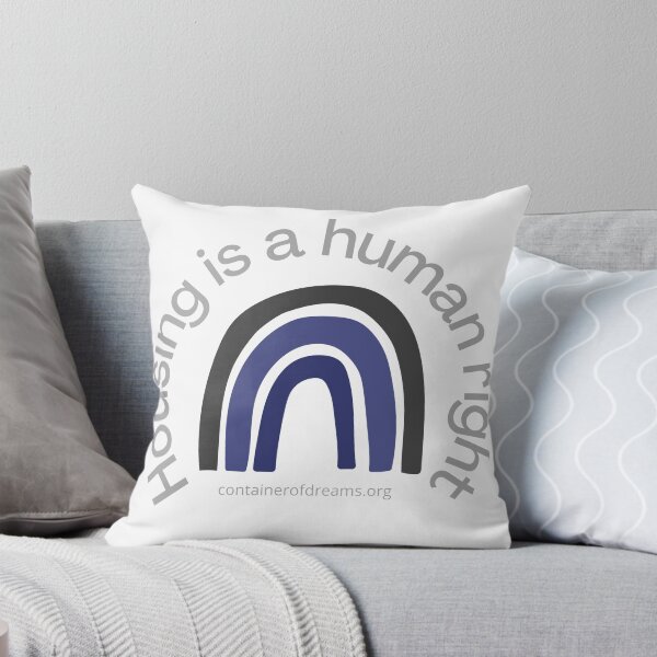 Item preview, Housing is a human right (blue) designed and sold by Container  of Dreams.